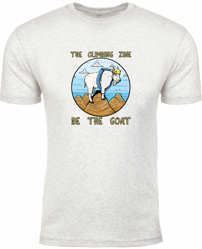 Be The Goat t-shirt - Heather White (limited sizes left)