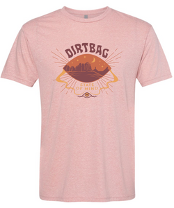 *New Color* Dirtbag State of Mind T-Shirt - Desert Pink