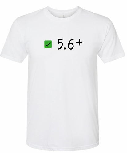 *NEW COLOR* 5.6+ T-Shirt - White