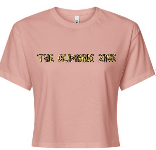 *New* The Climbing Zine, Crop Top - Desert Pink