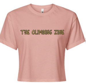 *New* The Climbing Zine, Crop Top - Desert Pink