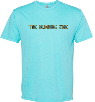 *New* The Climbing Zine T-Shirt - Azure Blue