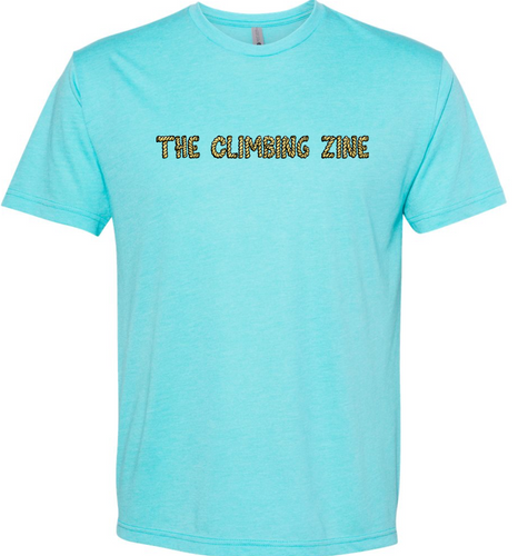 *New* The Climbing Zine T-Shirt - Azure Blue