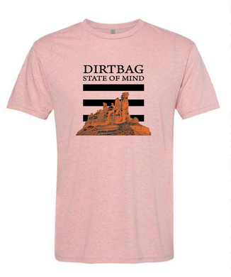 *New* Dirtbag State of Mind T-Shirt - Desert Pink