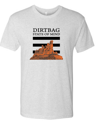 *New* Dirtbag State of Mind T-Shirt - Heather White