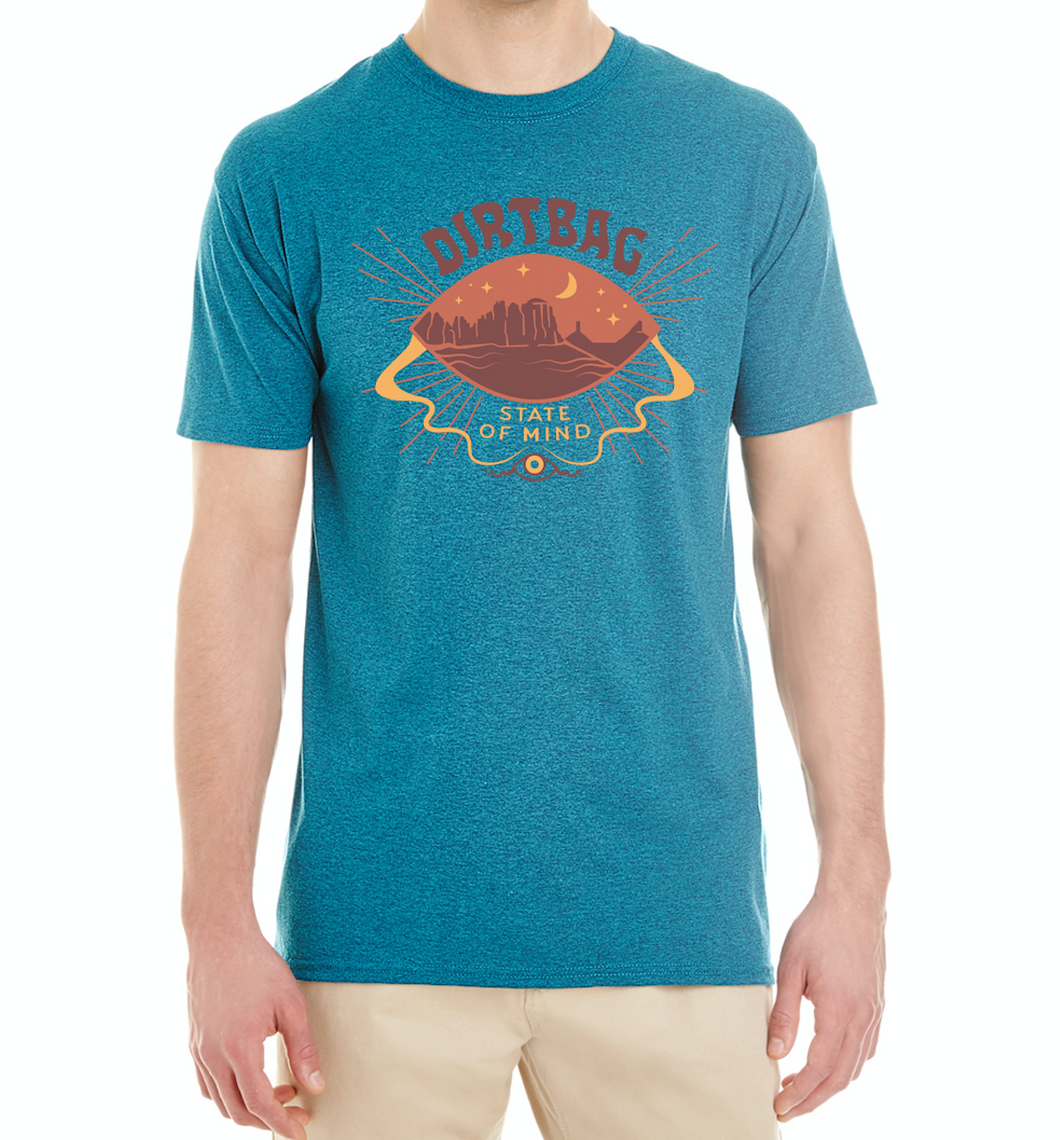 Dirtbag State of Mind t-shirt - Blue