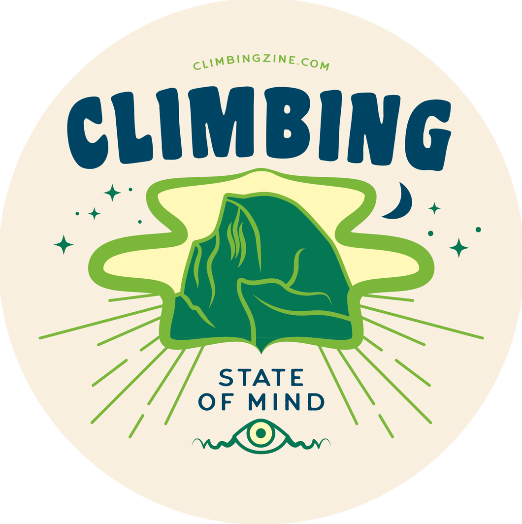 Climbing State of Mind sticker